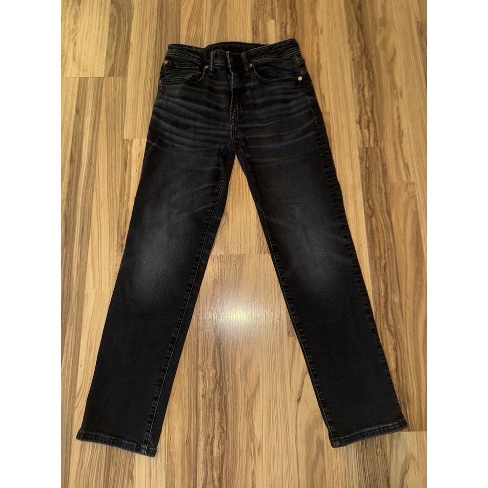 American Eagle Men's 28x30 Jeans Athletic Straight Black‎ Denim Airflex+